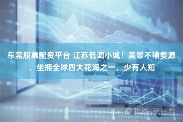 东莞股票配资平台 江苏低调小城！美景不输婺源，坐拥全球四大花海之一，少有人知